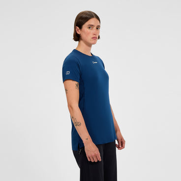 Women's Berghaus Delta Short Sleeve Tech Tee - Blue