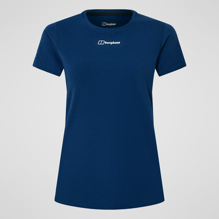 Women's Berghaus Delta Short Sleeve Tech Tee - Blue