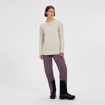 Women's Delta Long Sleeve Tech Tee - Grey