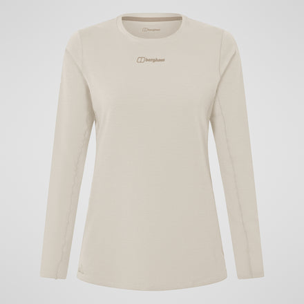 Women's Delta Long Sleeve Tech Tee - Grey