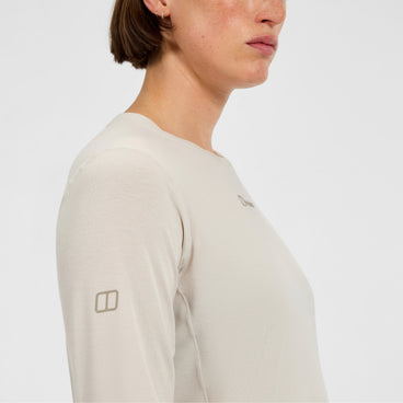 Women's Delta Long Sleeve Tech Tee - Grey