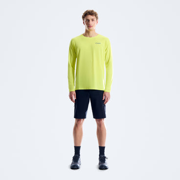 Men's Berghaus Delta Long Sleeve Tech Tee - Green