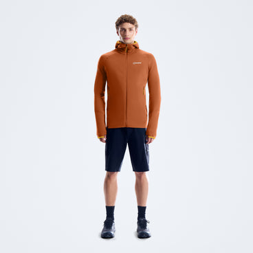 Men's Kinetic Powerstretch Hoody - Blazing Fire