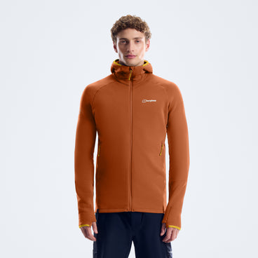 Men's Kinetic Powerstretch Hoody - Blazing Fire