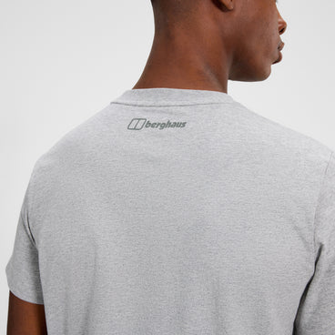 Men's Glitched Blocks Tee - Grey