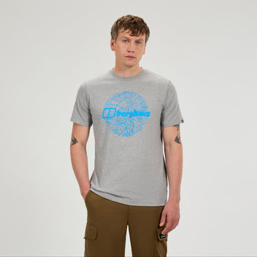 Men's Map Of The Toon Tee - Grey