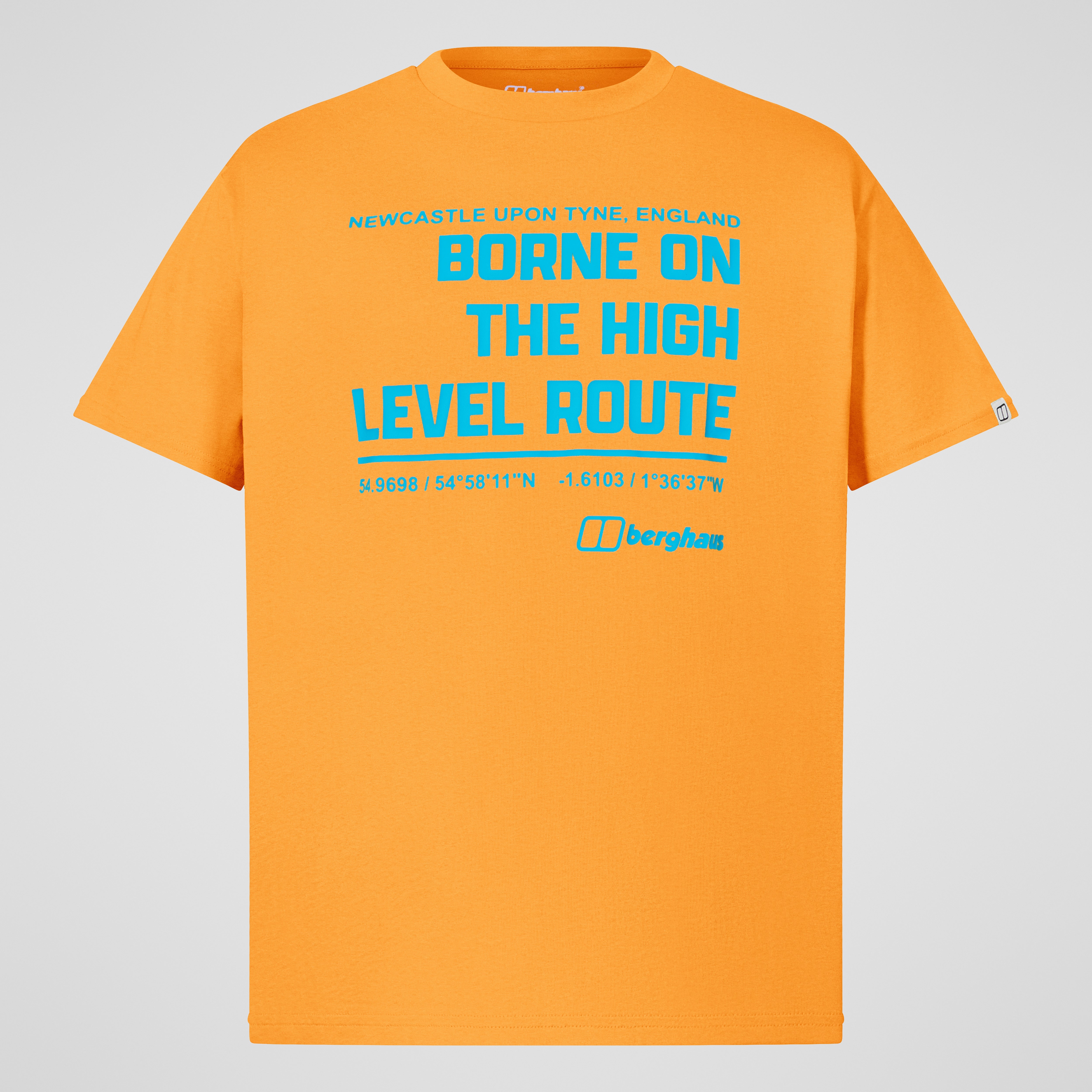 Men's High Level Route Tee - Orange | Berghaus
