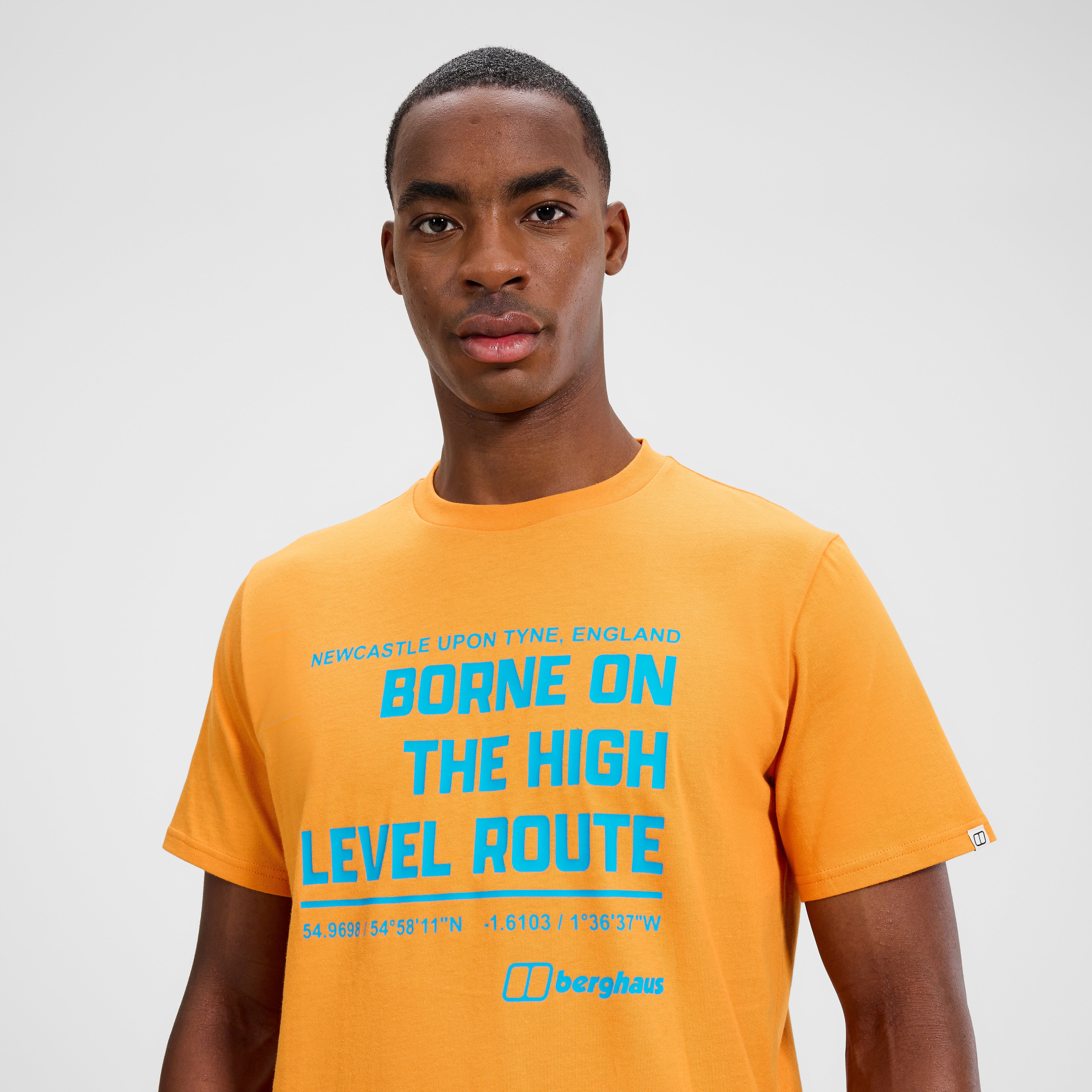 Men's High Level Route Tee - Orange | Berghaus