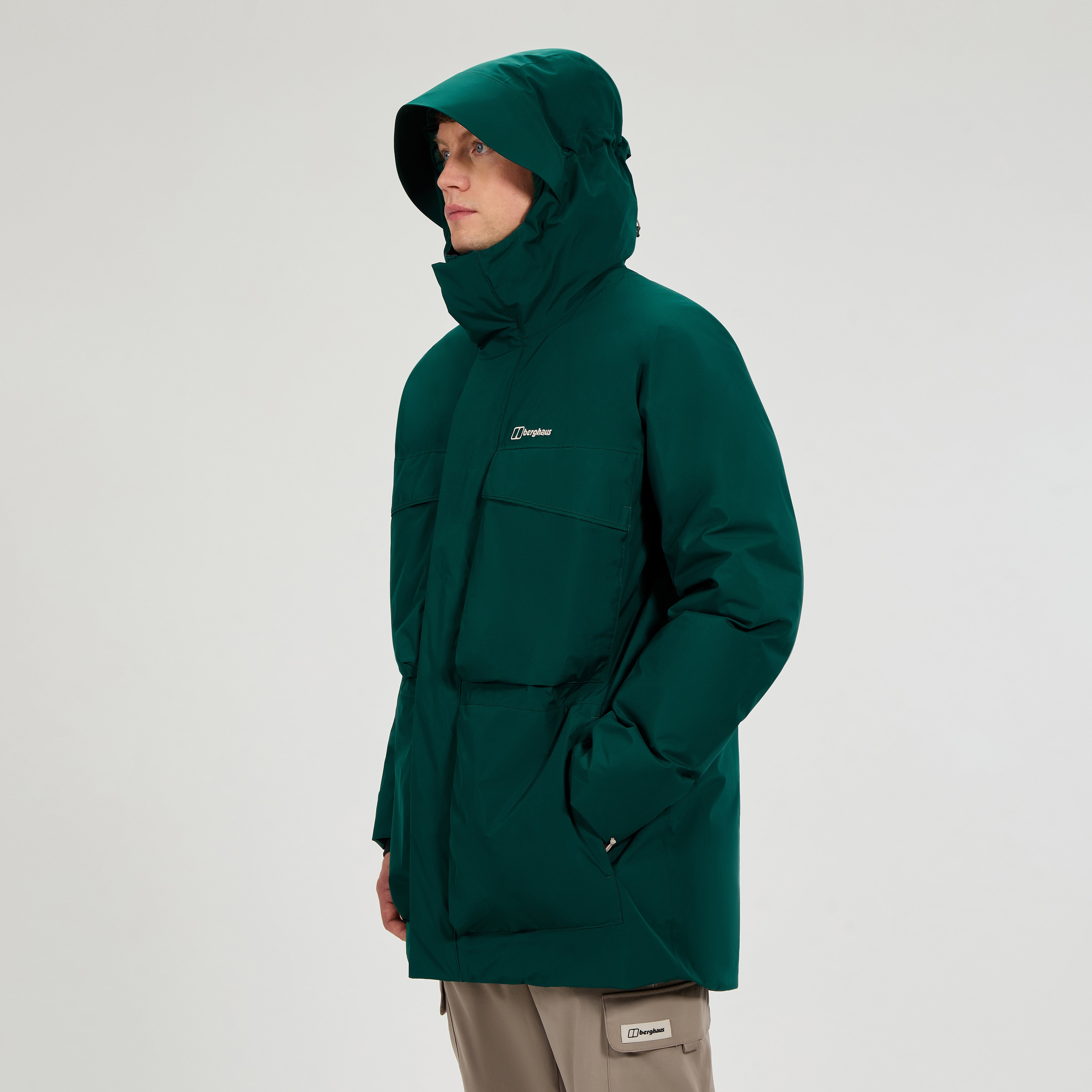 Men's Fernly Gore-Tex Down Parka - Green | Berghaus