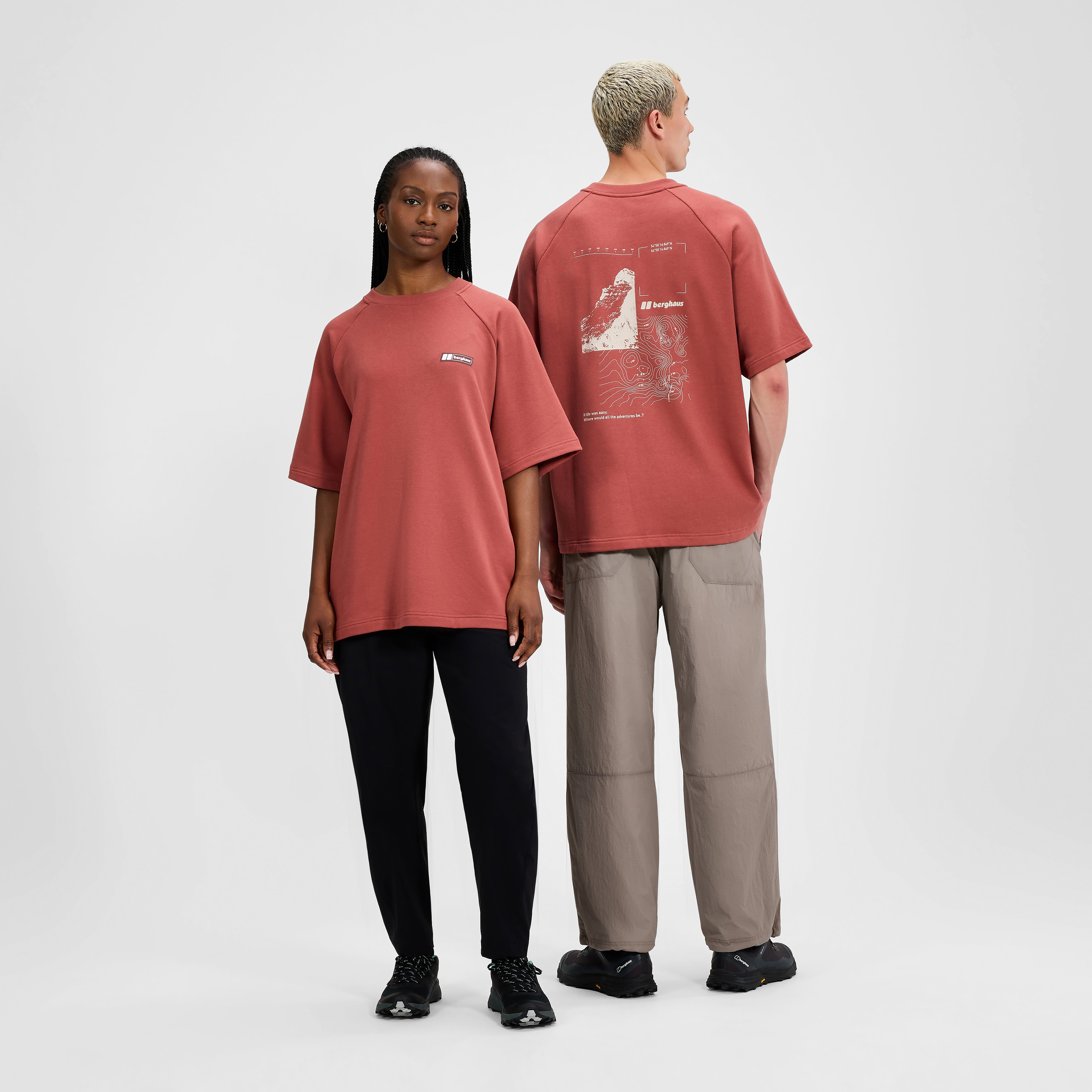 Unisex Volcanism Tee - Red | Berghaus
