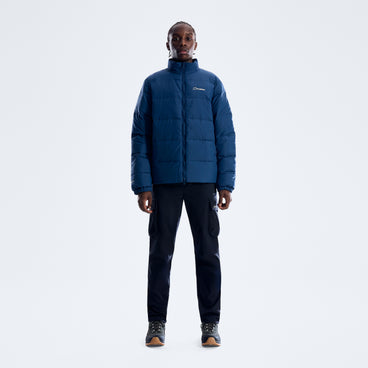 Men's Fulstow Reversible Down Jacket - Hale Navy/Red Fury