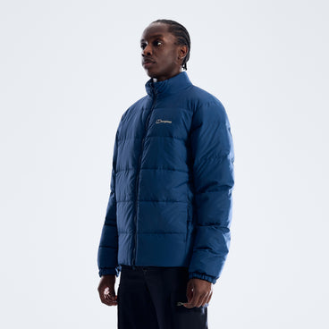 Men's Fulstow Reversible Down Jacket - Hale Navy/Red Fury