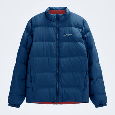 Men's Fulstow Reversible Down Jacket - Hale Navy/Red Fury