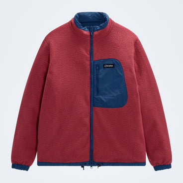 Men's Fulstow Reversible Down Jacket - Hale Navy/Red Fury