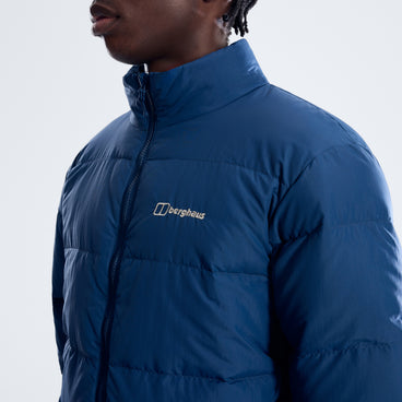 Men's Fulstow Reversible Down Jacket - Hale Navy/Red Fury