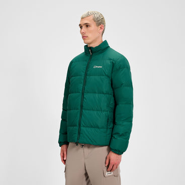 Men's Fulstow Reversible Down Jacket - Green/Black