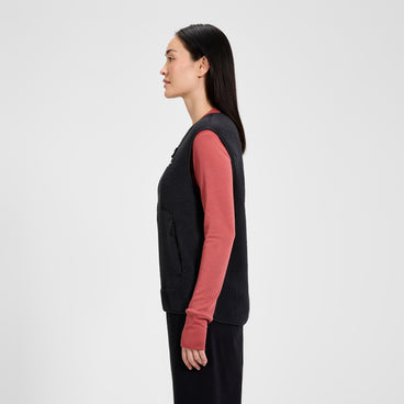Women's Hanby Relaxed Vest - Black