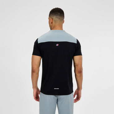 Men's Terrain Trek Tech Tee - Black/Grey