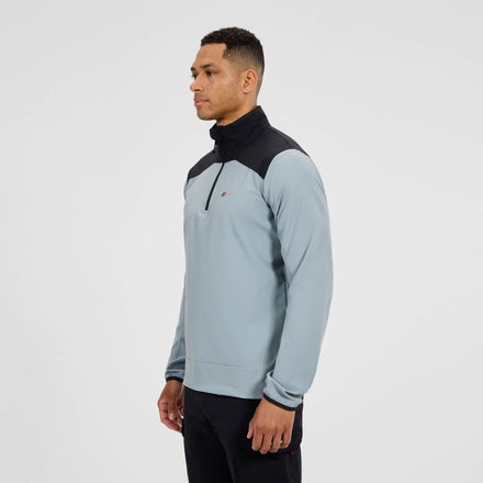 Men's Terrain Trek Half Zip Jacket - Black/Grey