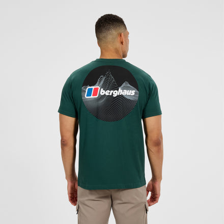 Men's Dotted Mountain Tee - Green