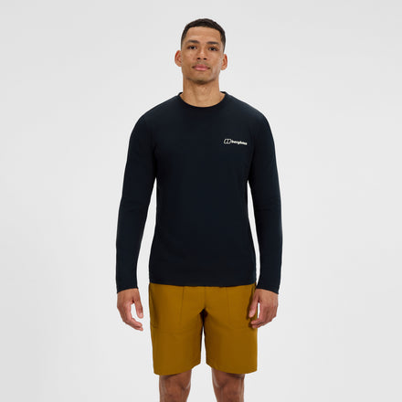 Men's Berghaus Center Logo Tee - Black