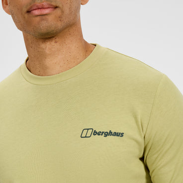 Men's Berghaus Center Logo Tee - Natural