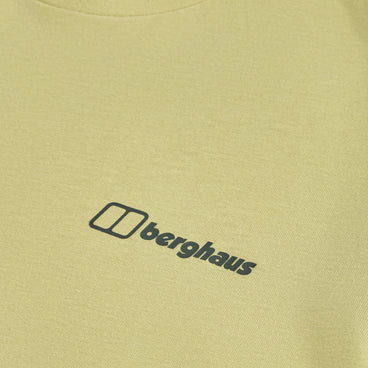 Men's Berghaus Center Logo Tee - Natural