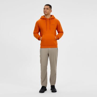 Men's Small Logo Hoody - Orange