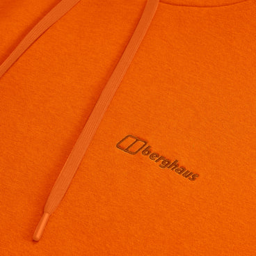 Men's Small Logo Hoody - Orange