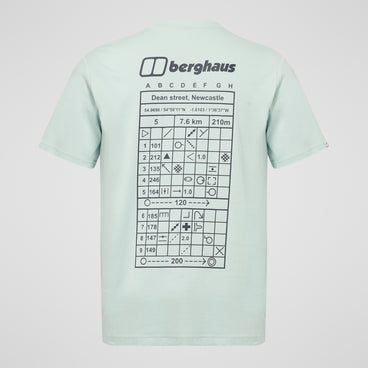 Unisex Orienteer Symbols Tee - Evernia Green