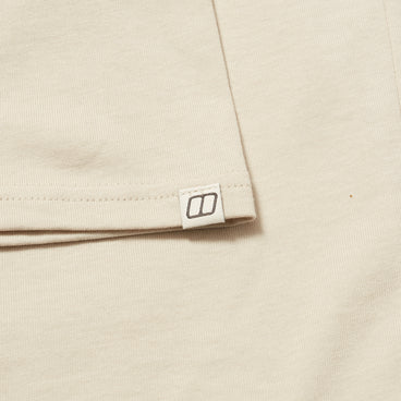 Unisex Pioneer Circular Logo Tee - Stone
