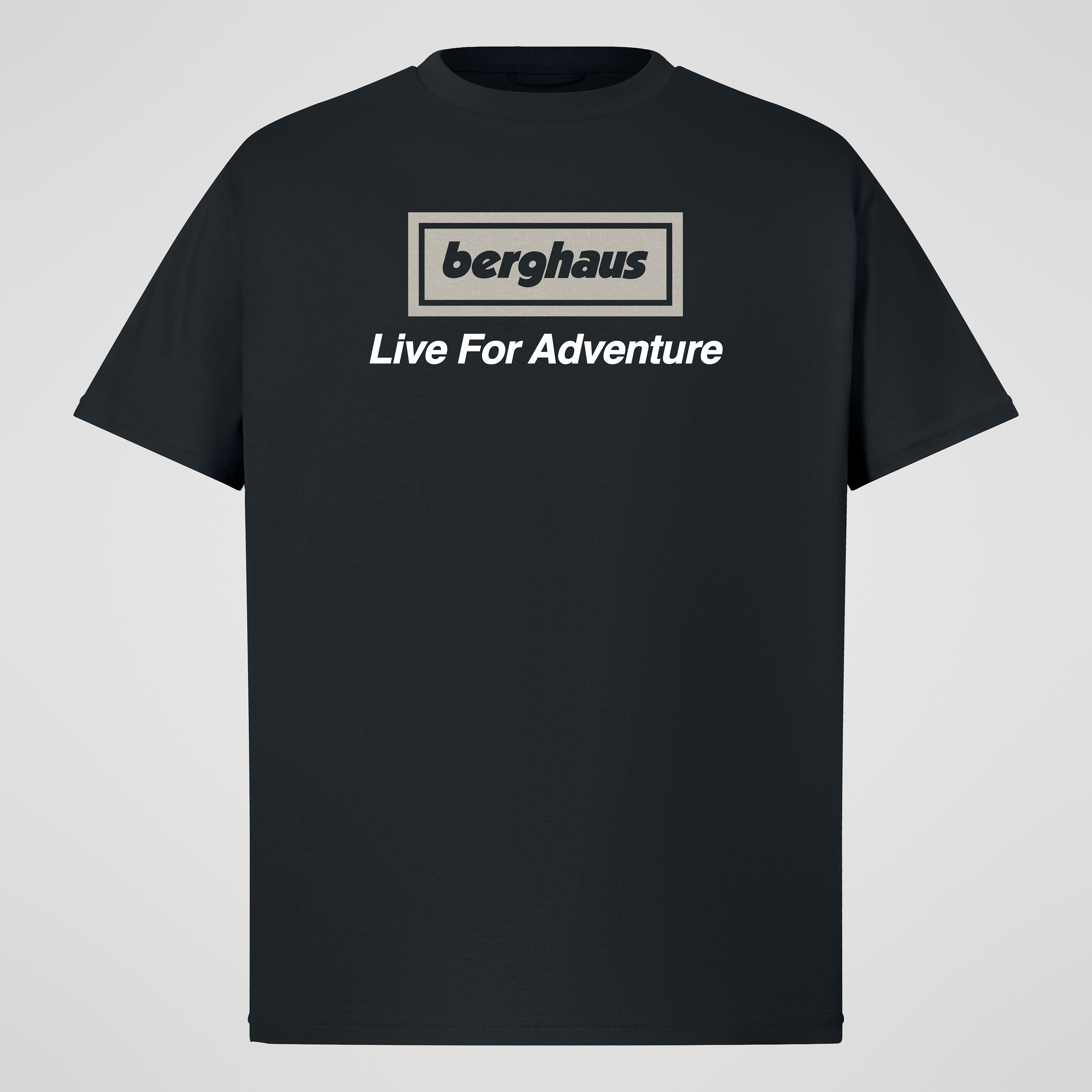 Unisex Adventure Tour Tee - Black | Berghaus