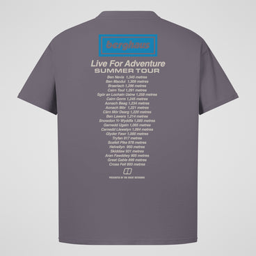 Unisex Adventure Tour Tee - Purple