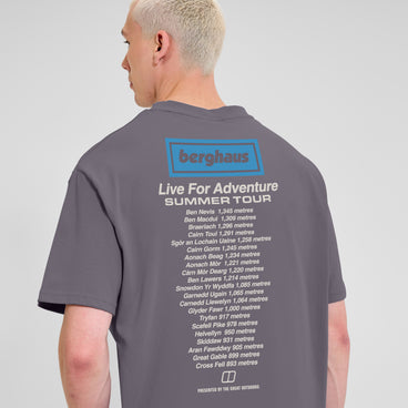 Unisex Adventure Tour Tee - Purple