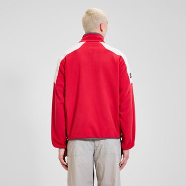 Unisex 1997 Fleece Jacket - Red/Natural