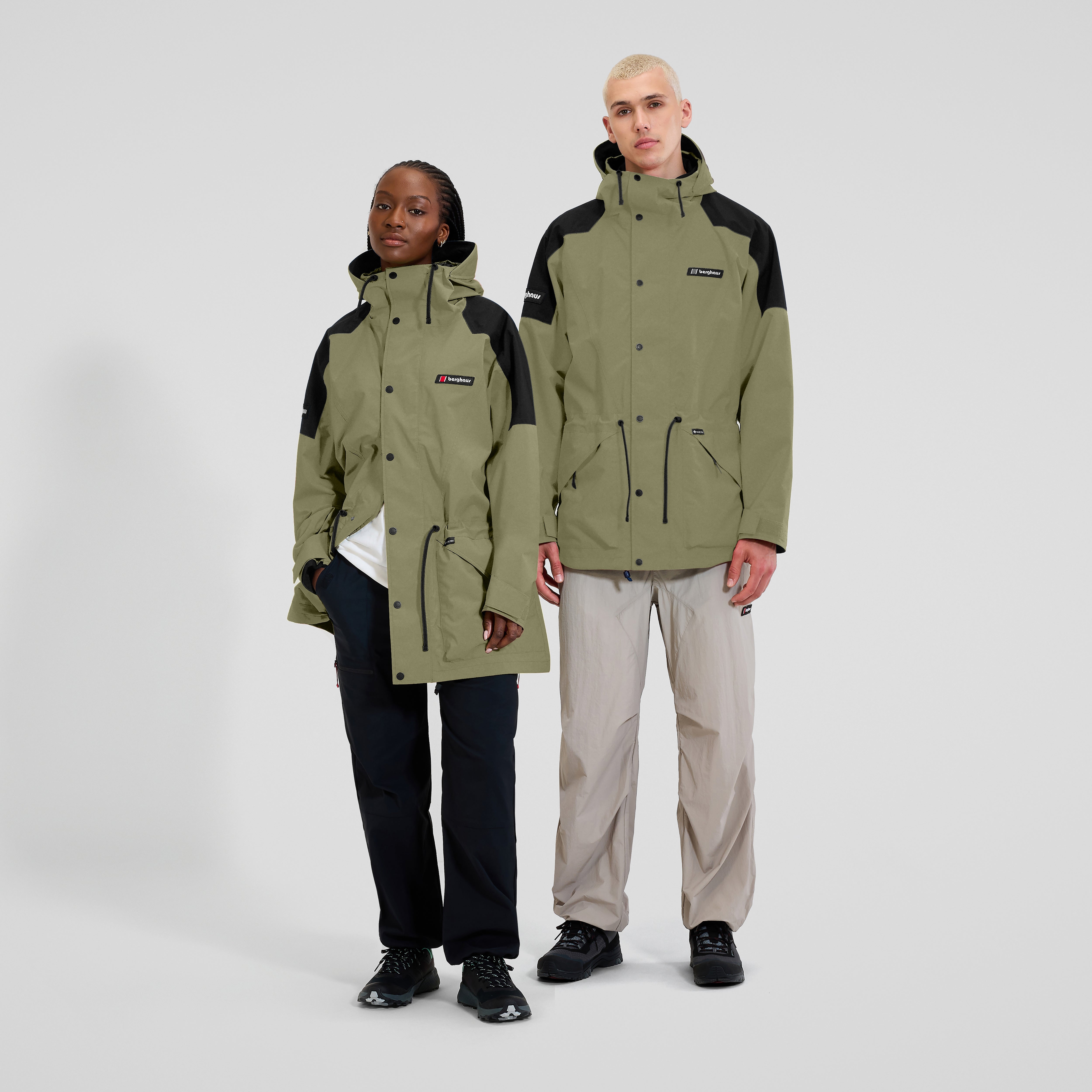 Unisex Meru Mountain Gore-Tex Jacket - Green/Black | Berghaus