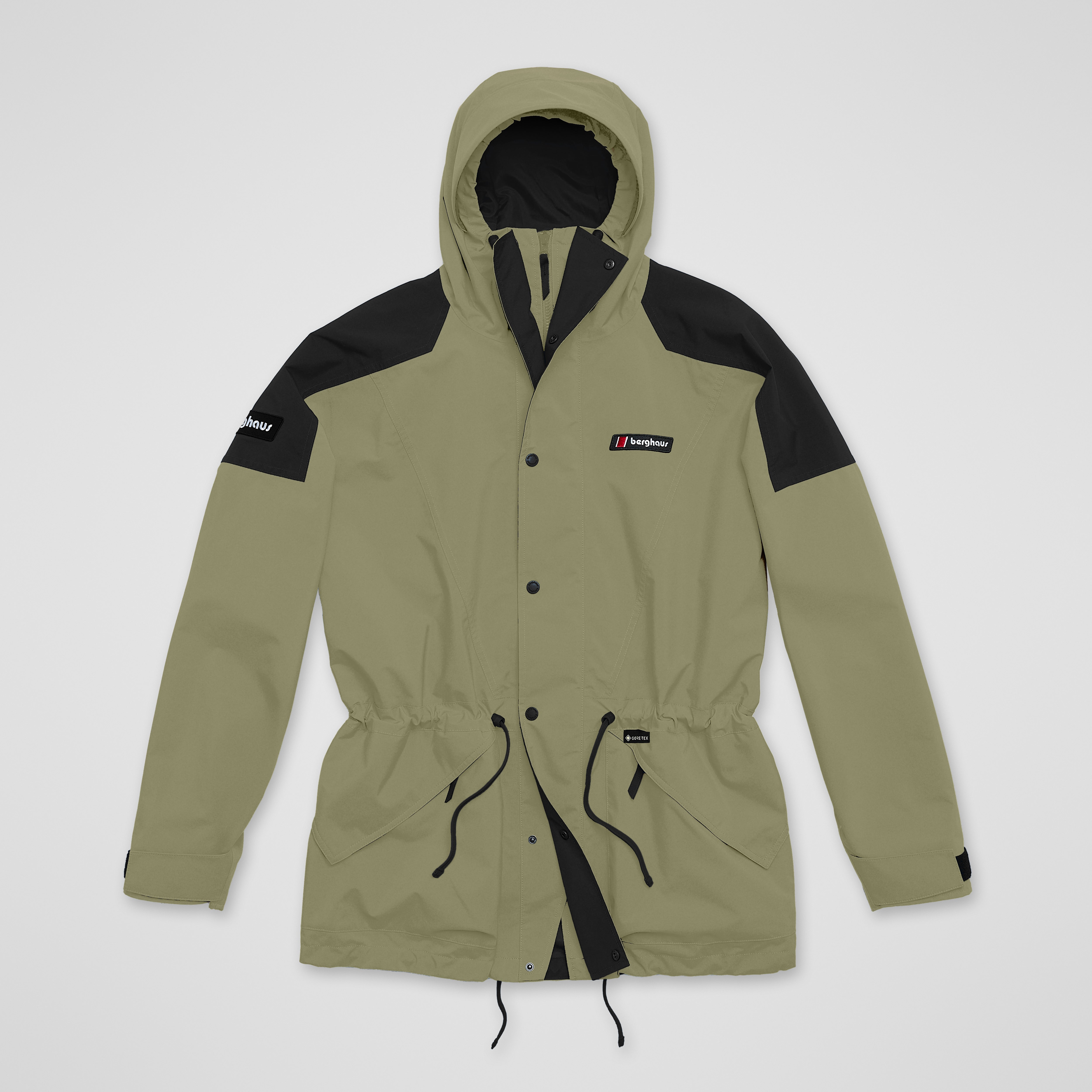 Unisex Meru Mountain Gore-Tex Jacket - Green/Black | Berghaus