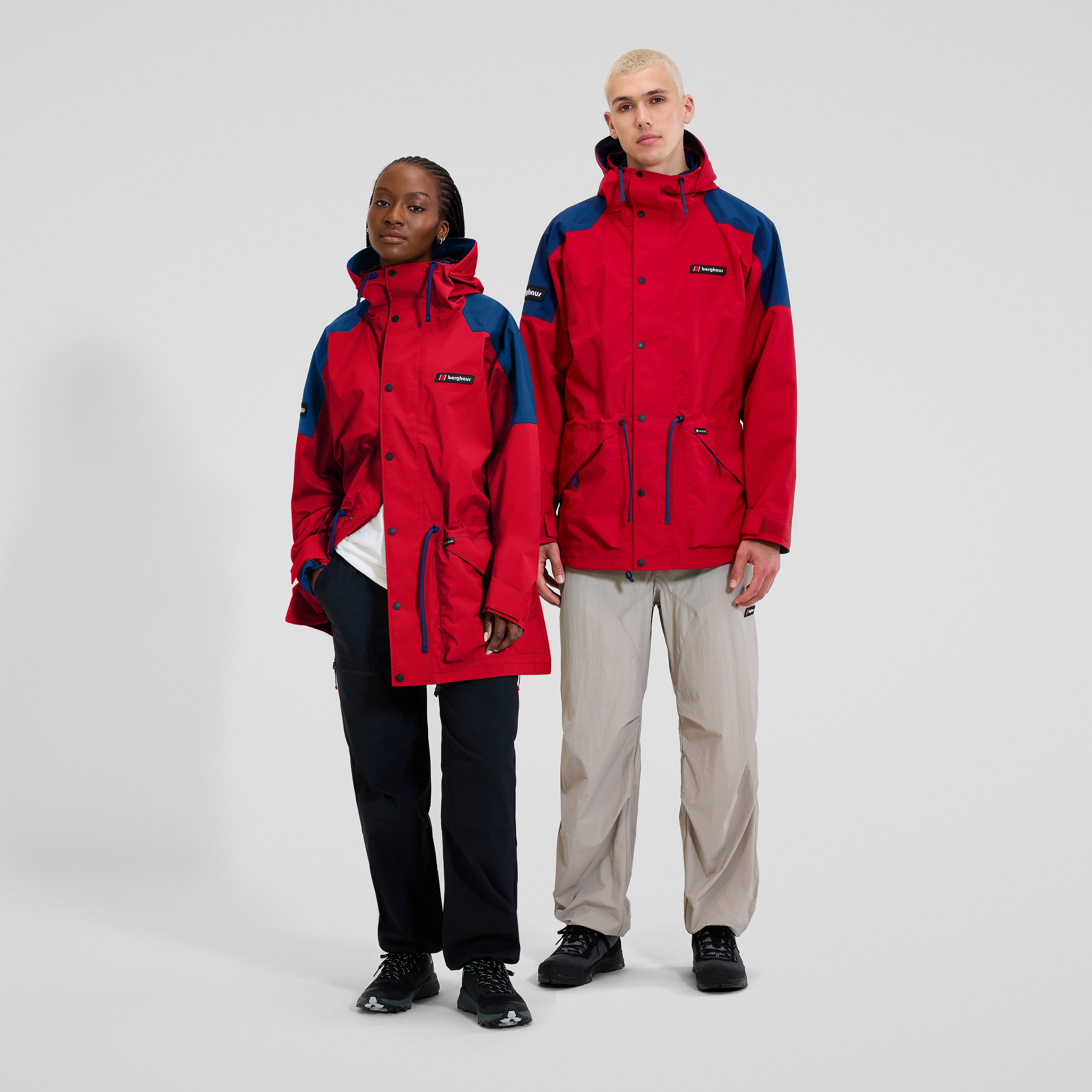 Unisex Meru Mountain Gore-Tex Jacket - Red/Blue | Berghaus