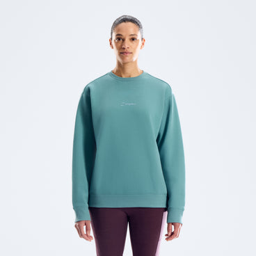 Women's Essential Logo Sweater - Light Blue