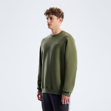 Men's Essential Logo Sweater - Green