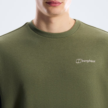 Men's Essential Logo Sweater - Green