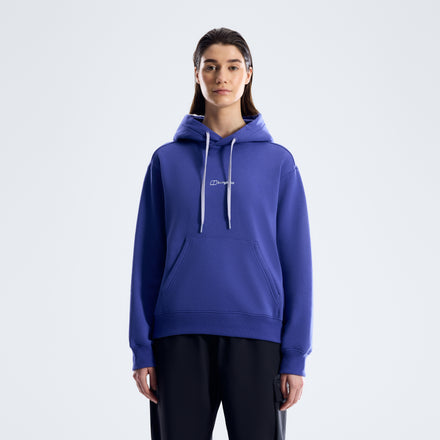 Women's Essential Logo Hoodie - Blue