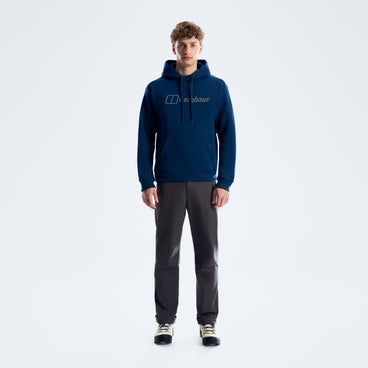 Men's Essential Logo Hoodie - Dark Blue