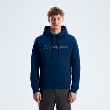 Men's Essential Logo Hoodie - Dark Blue