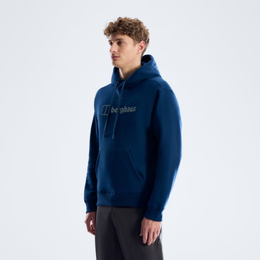 Men's Essential Logo Hoodie - Dark Blue