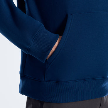 Men's Essential Logo Hoodie - Dark Blue