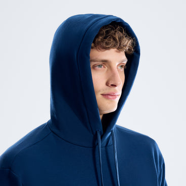 Men's Essential Logo Hoodie - Dark Blue