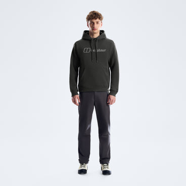 Men's Essential Logo Hoodie - Black