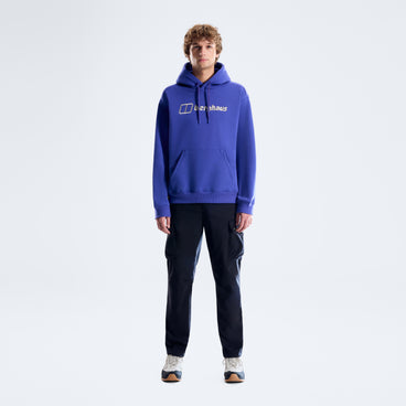Men's Essential Logo Hoodie - Blue