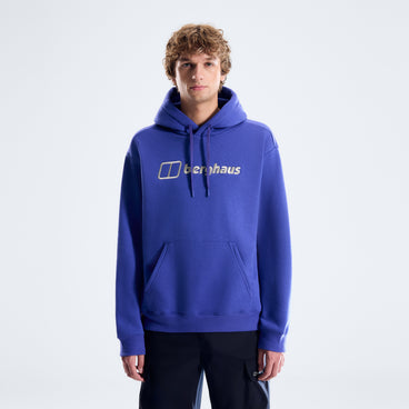 Men's Essential Logo Hoodie - Blue